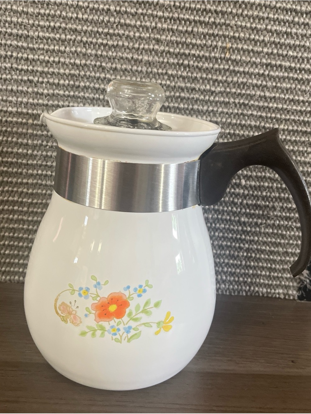 Corningware coffee percolator wildflower